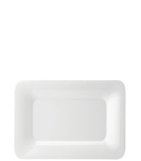 Melamine Rectangular Rimmed Plate 14 x 10"