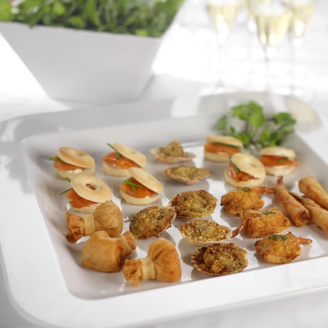 Melamine Rectangular Rimmed Plate 14 x 10"