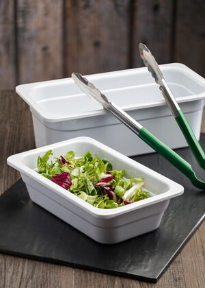 Melamine White GN 1/4 - 2.5" (6.5cm) Deep