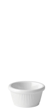 Fluted White Ramekin 2oz (6cl)