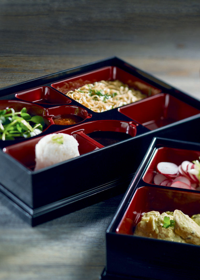 Bento Box 12 x 10" (31 x 25.5cm) 6 Compartment