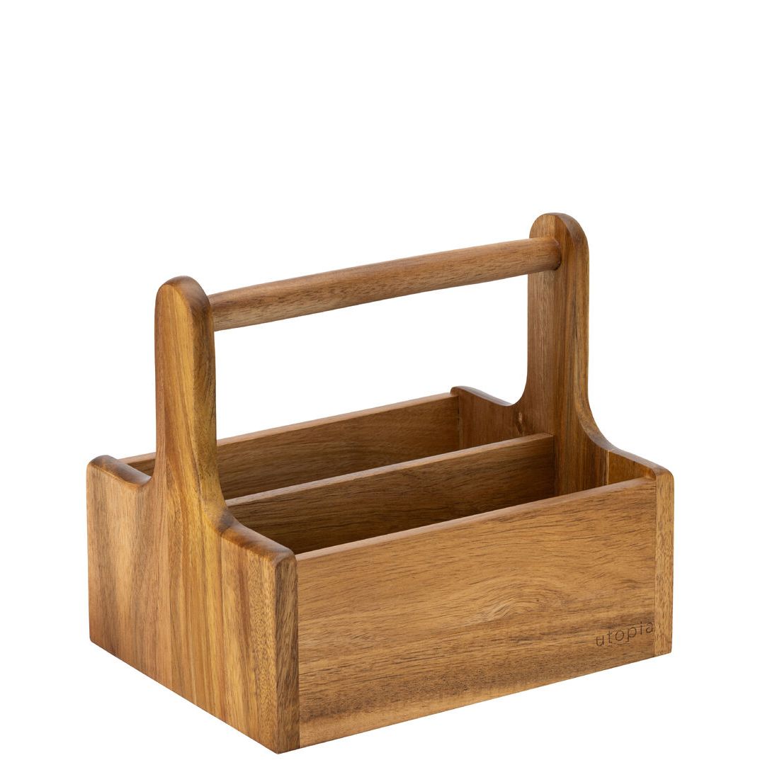 Medium Wooden Table Caddy