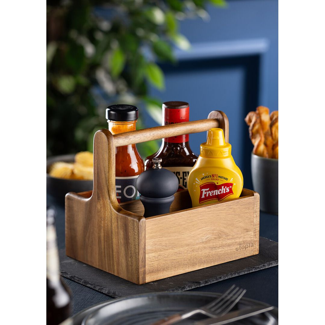 Medium Wooden Table Caddy