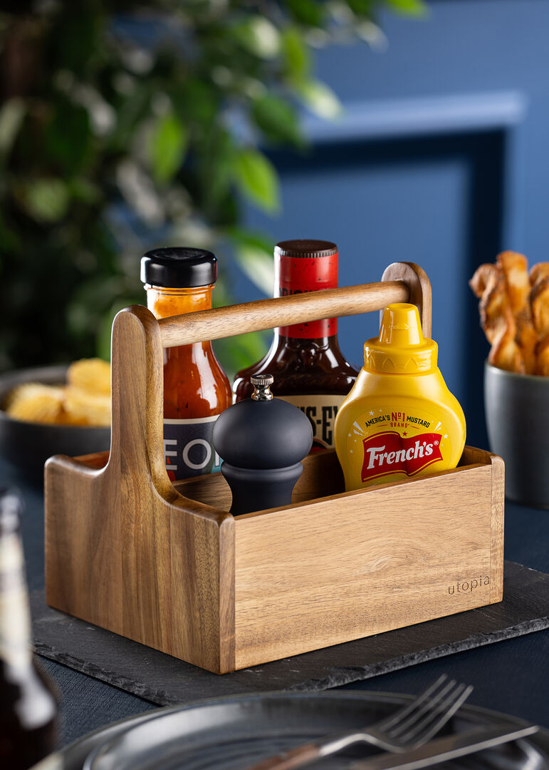 Medium Wooden Table Caddy