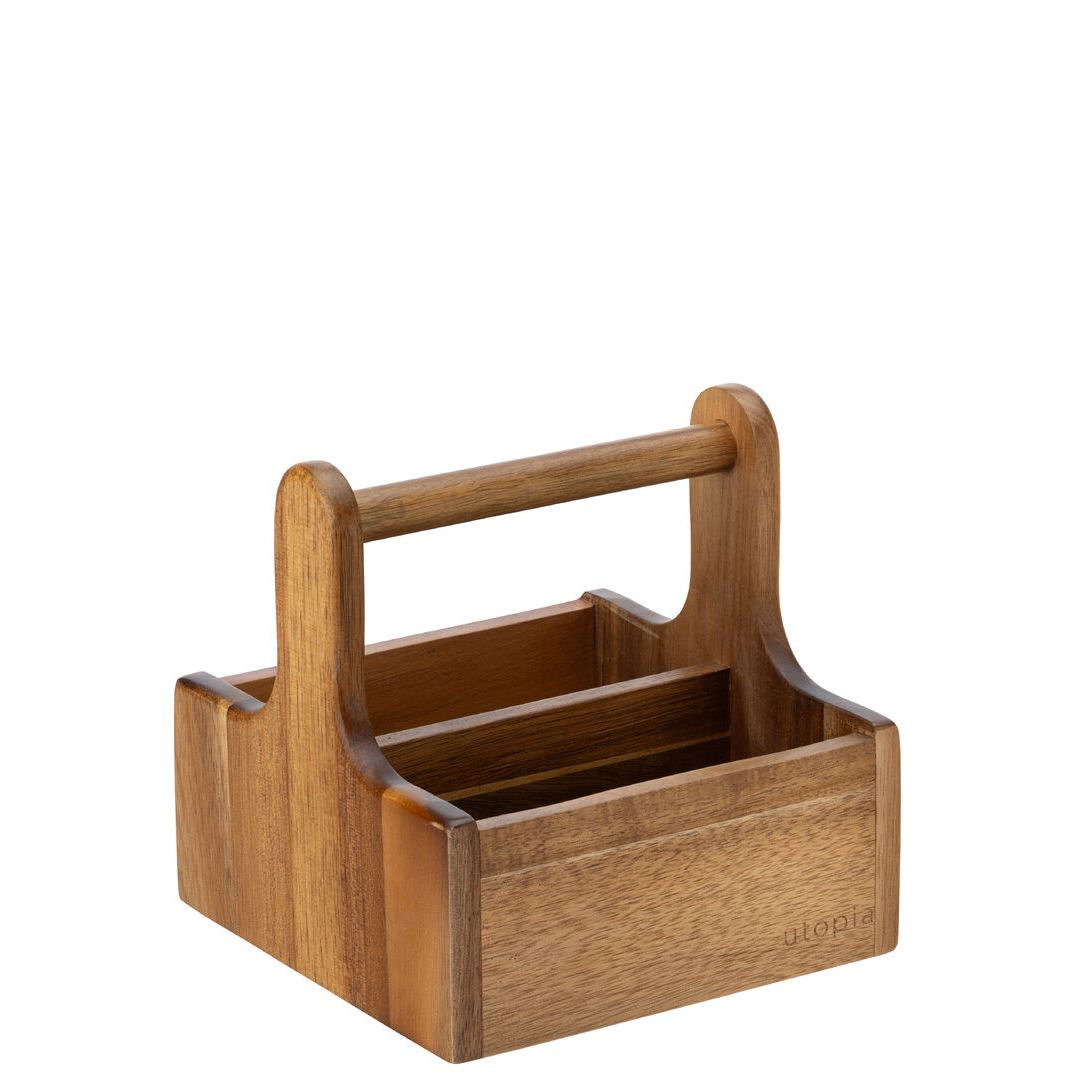 Small Wooden Table Caddy