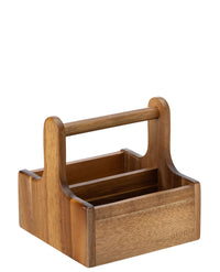 Small Wooden Table Caddy
