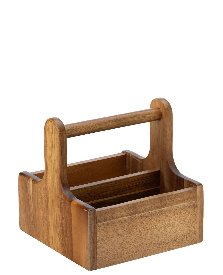 Small Wooden Table Caddy