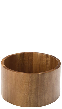 Acacia Punch Barrel Stand / Bowl 8.5" (21.5cm)