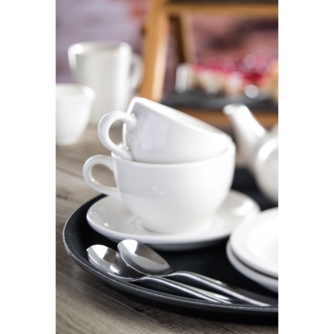 Black Non Slip Tray Round 16" (40.5cm)