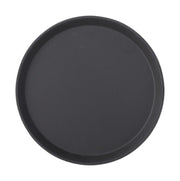 Black Non Slip Tray Round 11" (28cm)