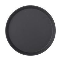 Black Non Slip Tray Round 11" (28cm)