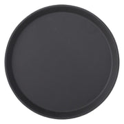 Black Non Slip Tray Round 14" (35.5 cm)