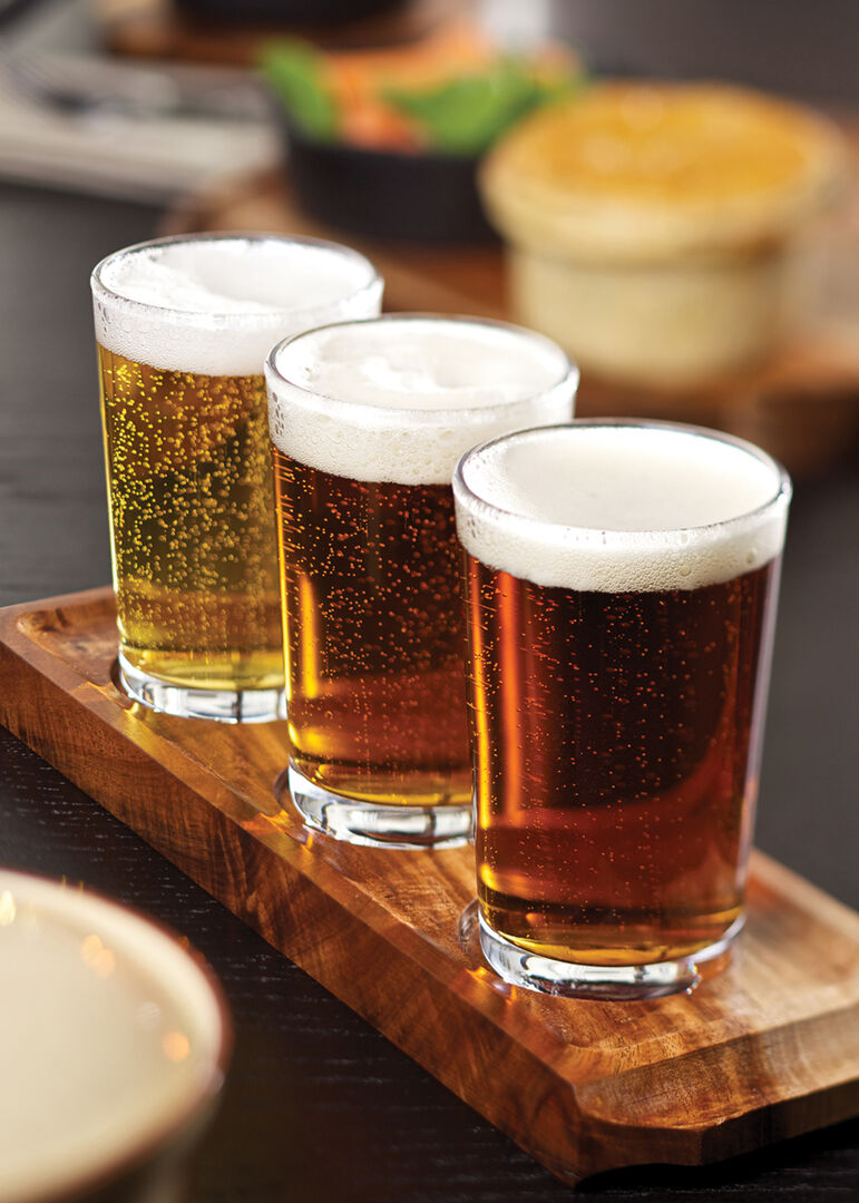 Acacia Wine/Beer Flight 11.5 x 3.5" (29 x 9cm)