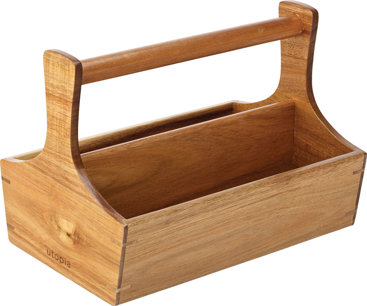 Rockport Acacia Condiment Crate 10.25 x 6.75"