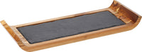 Reversible Acacia Board with Indents 16.25 x 6"