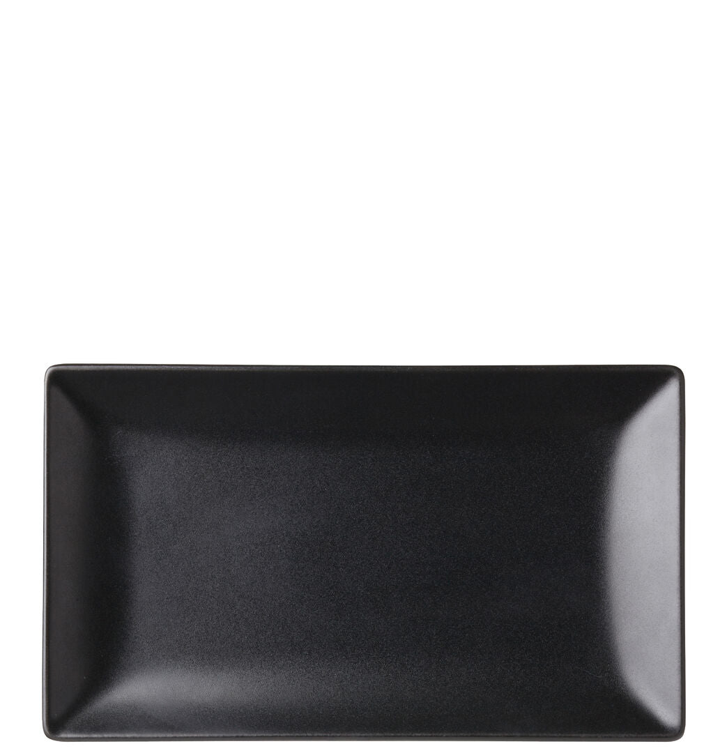 Noir Rectangular Black Plate 10 x 5.75"