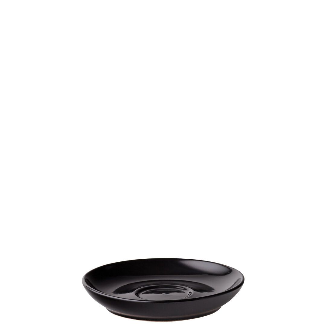 Titan Black Coupe Saucer 4.75" (12cm)