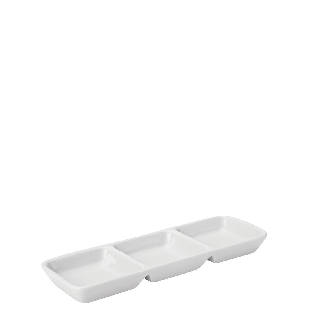 Titan Triple Divided Dish 7.75 x 2.5" (20 x 6.5cm)