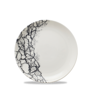 Kintsugi Accents Quartz Black Evolve Coupe Plate 6.5"