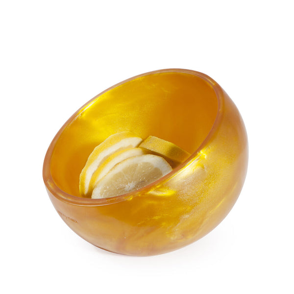Utopia | Buffet | Slant Tangerine Pearl Bowl 16.5 x 10.2cm 45.4cl (6 1/2 x 4" 16oz) | Bespoke77