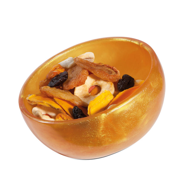 Utopia | Buffet | Slant Tangerine Pearl Bowl 20.32 x 15.24cm 94.6cl (8 x 6" 1qts) | Bespoke77