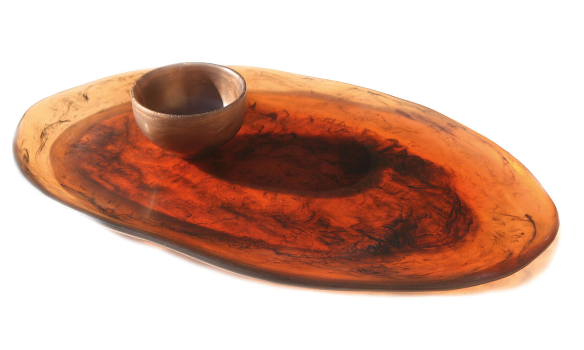Wave Tortoise Wide Oval Platter 60.9 x 35.5cm (24 x 14")