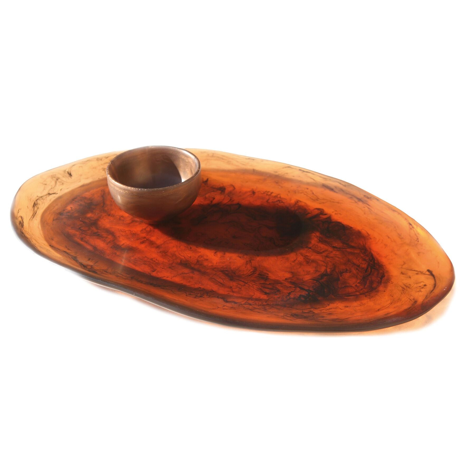 Wave Tortoise Wide Oval Platter 60.9 x 35.5cm (24 x 14")