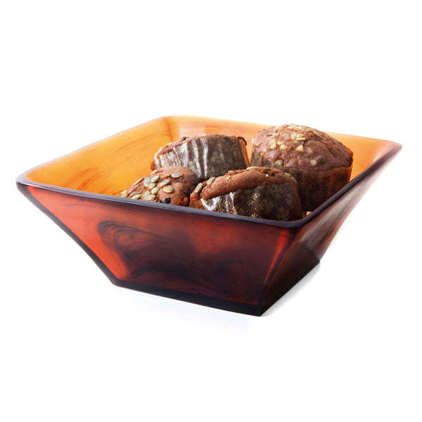 Tortoise Fusion Sqaure Bowl 31.1 x 12.1cm (12 1/4 x 4 3/4")