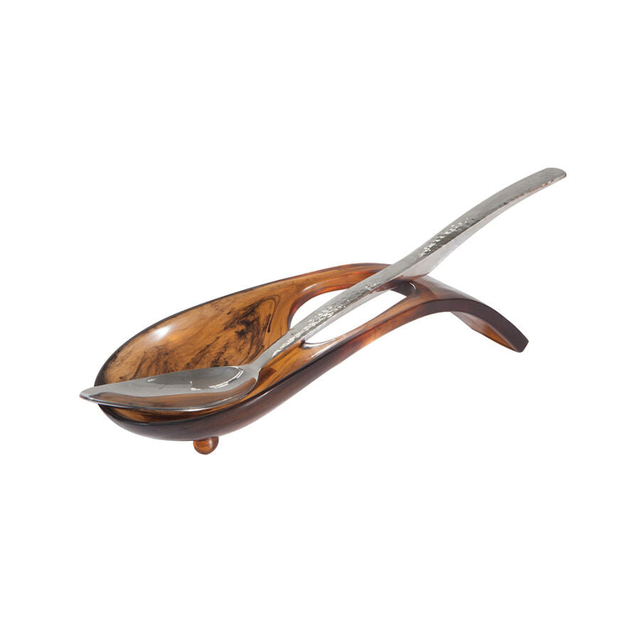 Curved Tortoise Spoon Rest 26.7 x 10.8 x 5cm (10 1/2 x 4 1/4 2")
