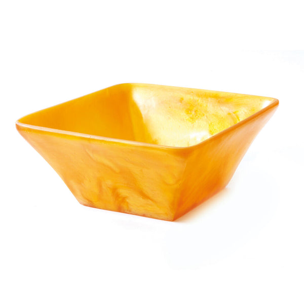 Utopia | Buffet | Tangerine Pearl Fusion Square Bowl 15.2 x 7cm (6 x 2 3/4") | Bespoke77