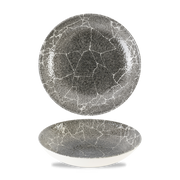 Studio Prints Kintsugi Quartz Black Coupe Bowl 18.2cm