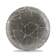 Studio Prints Kintsugi Quartz Black Coupe Plate 21.7cm