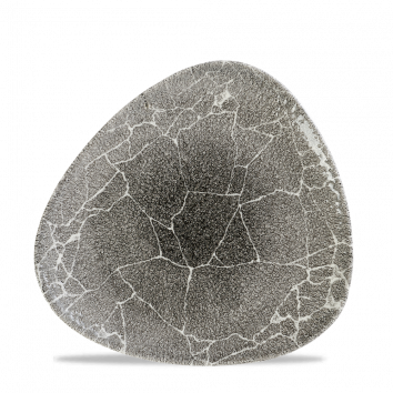 Studio Prints Kintsugi Quartz Black Triangle Plate 22.9cm