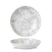 Studio Prints Kintsugi Agate Grey Evolve Coupe Bowl 9.75"