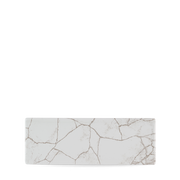 Studio Prints Kintsugi Agate Grey Oblong Porcelain Plate 25 X 9cm