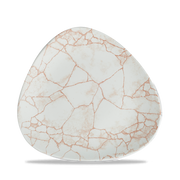 Studio Prints Kintsugi Coral Lotus Porcelain Plate 7"