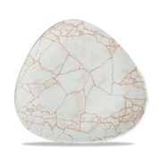 Studio Prints Kintsugi Coral Lotus Porcelain Plate 9"