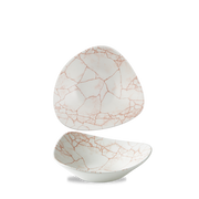 Studio Prints Kintsugi Coral Lotus Porcelain Bowl 9"
