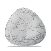 Studio Prints Kintsugi Pearl Grey Lotus Porcelain Plate 7"