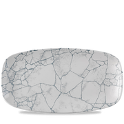 Studio Prints Kintsugi Pearl Grey Chefs Oblong Plate