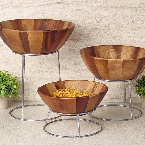 GenWare Acacia Wood Bowl 33 x 12cm