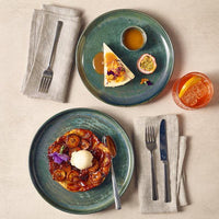 Terra Porcelain Aqua Green Presentation Plate 26cm