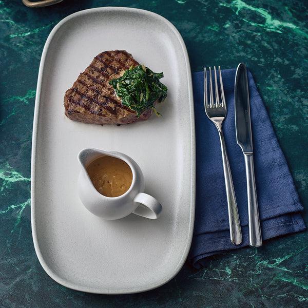 Sereno Porcelain Cirrus Rectangular Platter 35 x 18cm