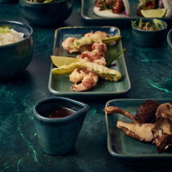 Terra Porcelain Aqua Green Jug 9cl/3oz