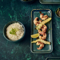 Terra Porcelain Aqua Green Narrow Rectangular Platter 27 x 12.5cm