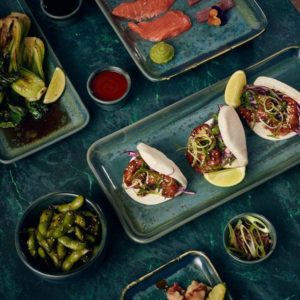 Terra Porcelain Aqua Green Round Bowl 11.5cm