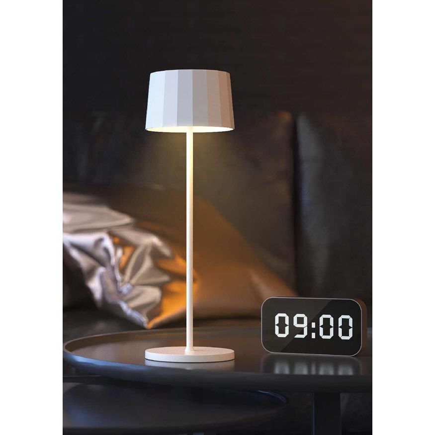 Octa Dark Grey LED Rechargeable Table Light 11 x 28.5cm (4 1/3 x 11 2/5")