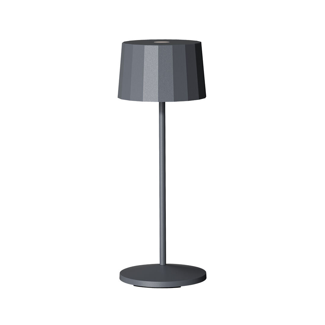 Utopia | Table Lighting | Octa Dark Grey LED Rechargeable Table Light 11 x 28.5cm (4 1/3 x 11 2/5") 6 Pack | Bespoke77