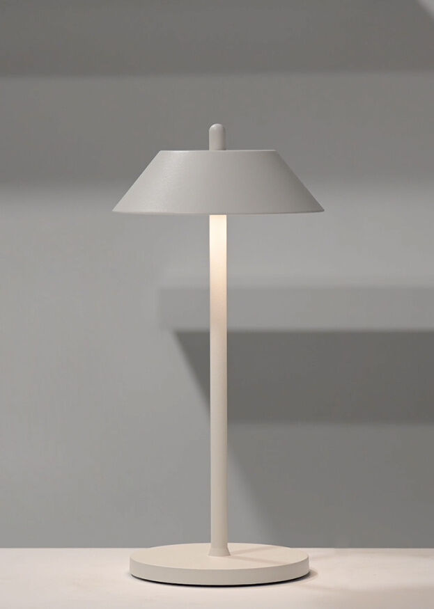 Pirlo Dark Grey LED Rechargeable Table Light 13 x 28cm (5 1/10 x 11")