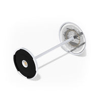 Pirlo White LED Rechargeable Table Light 13 x 28cm (5 1/10 x 11")